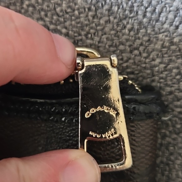 Coach Ava Chain Tote Signature Canvas in Brown/Black Authentic - Picture 7 of 7